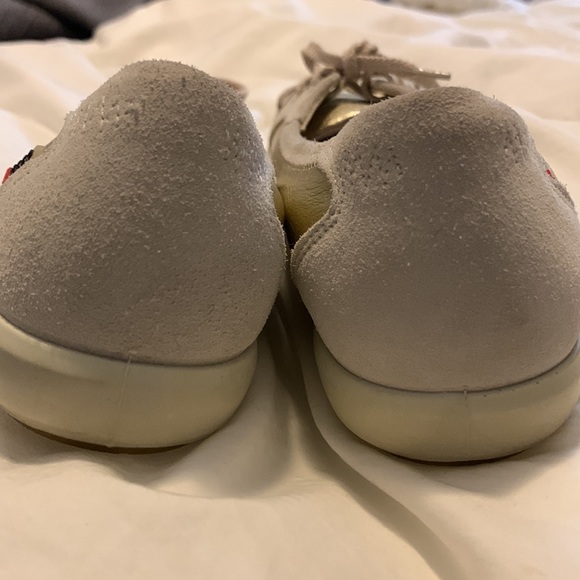 Take me with you! Cute ecco gold and cream leather sneakers size 37 - Picture 6 of 8